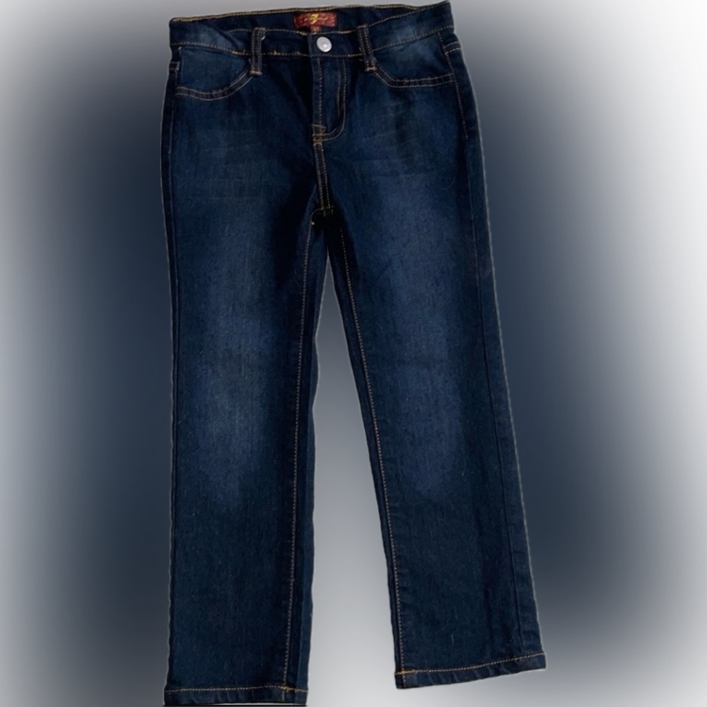 Girl’s Jeans Size 4T 7 For All Mankind Distressed